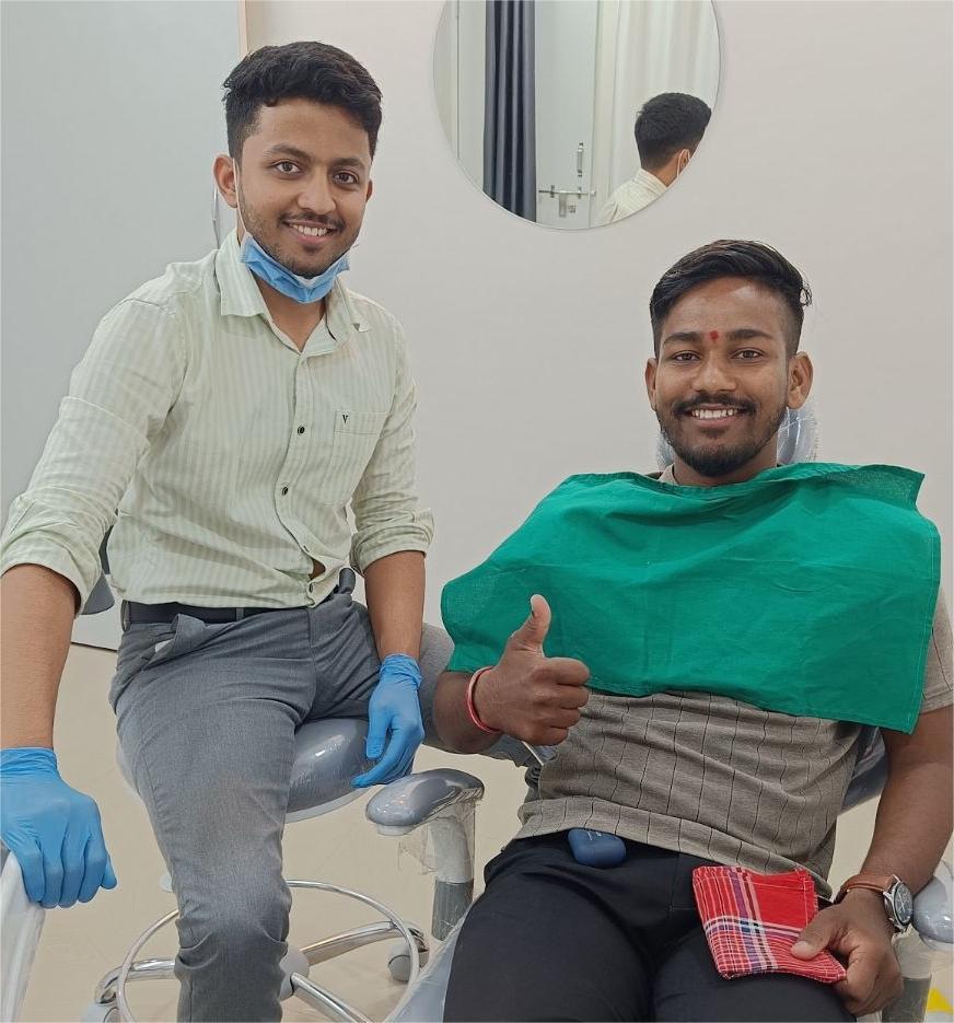 Ceramic Dental Crown in Pune - Before and After
